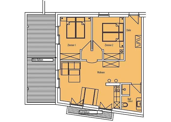 Apartment Kasperhof 6 - 7